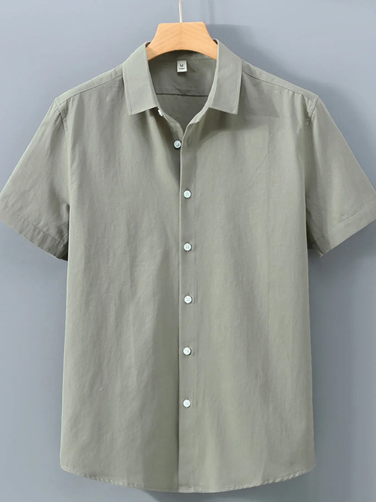 Men's Plus Size Short Sleeve Casual Shirt