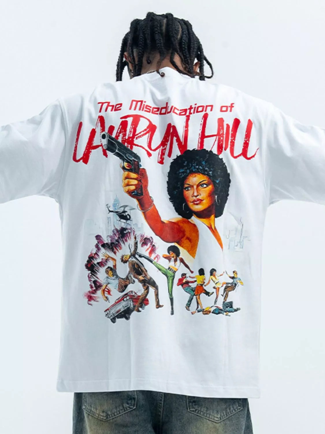 Men's Graphic Round Neck Half Sleeve T-Shirt