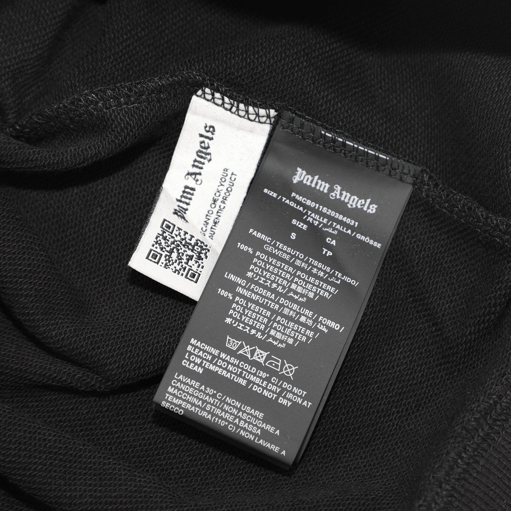 Palm Angels Logo-Print Sweatshirt Black/White