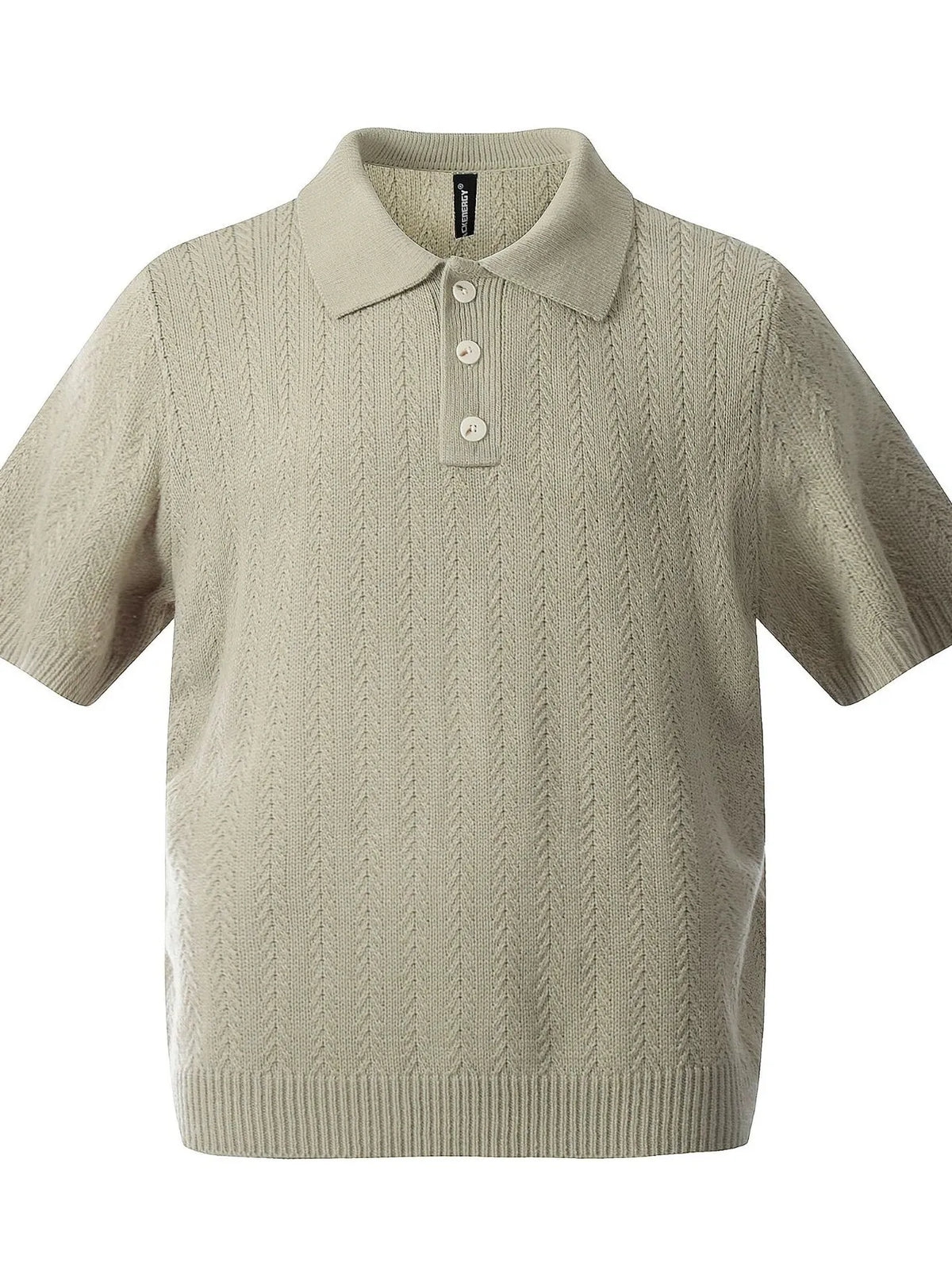 Men's Button Detail Short Sleeve Polo