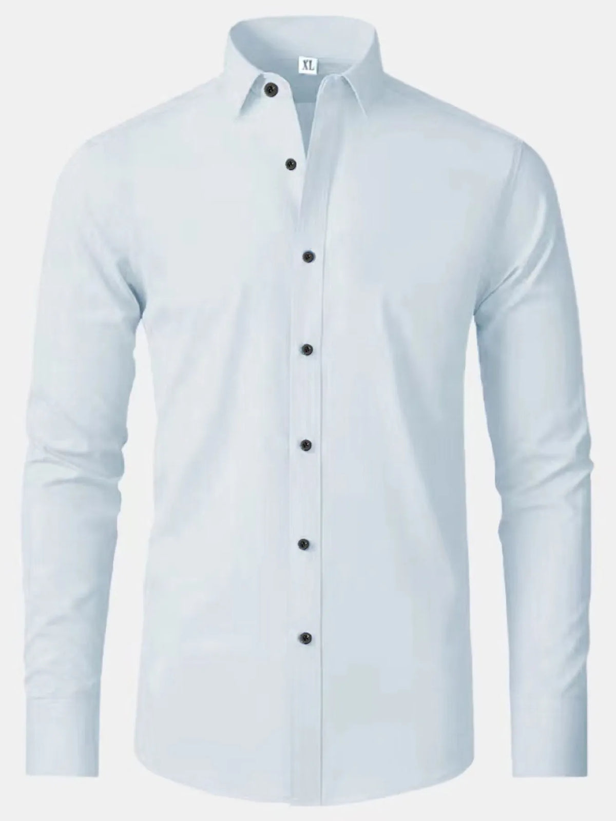 Men's Plus Size Button Up Long Sleeve Shirt