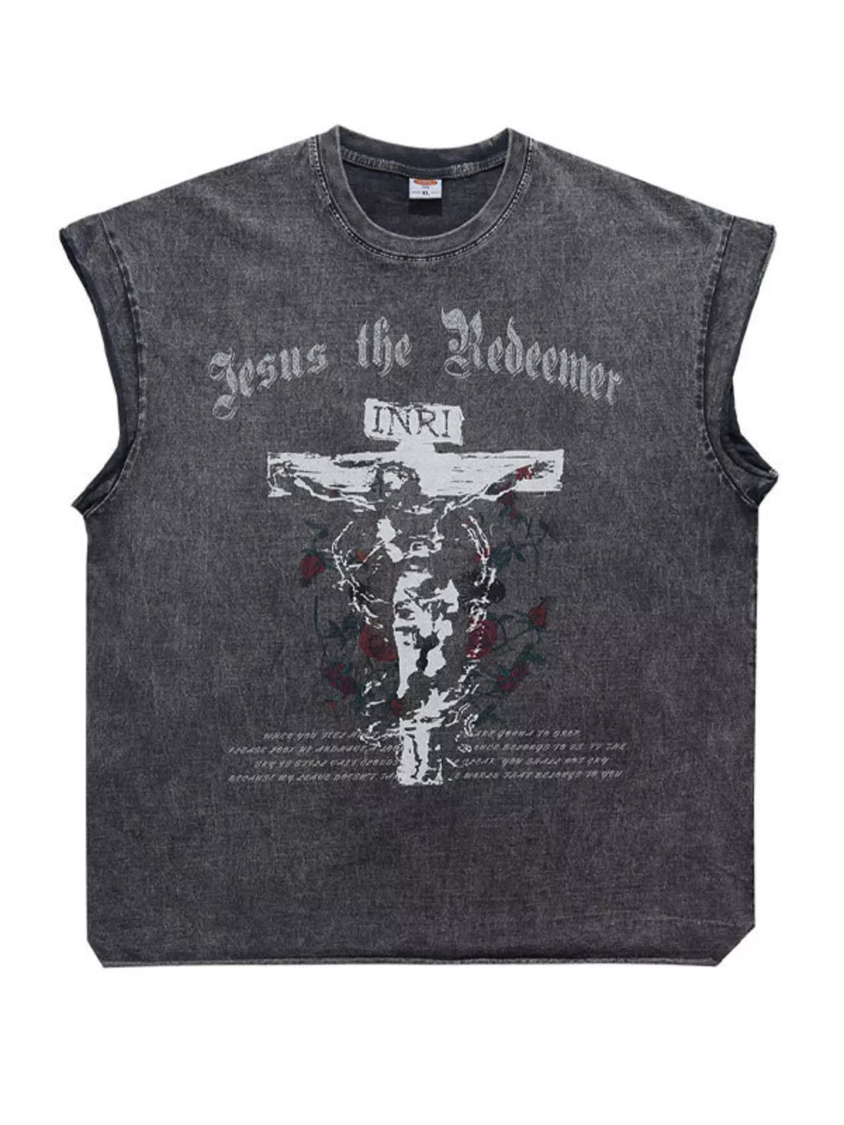 Men's Graphic Round Neck Tank Top