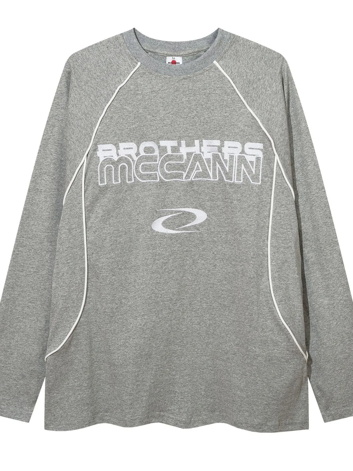 Men's Contrast Stitching Round Neck Letter Graphic T-Shirt