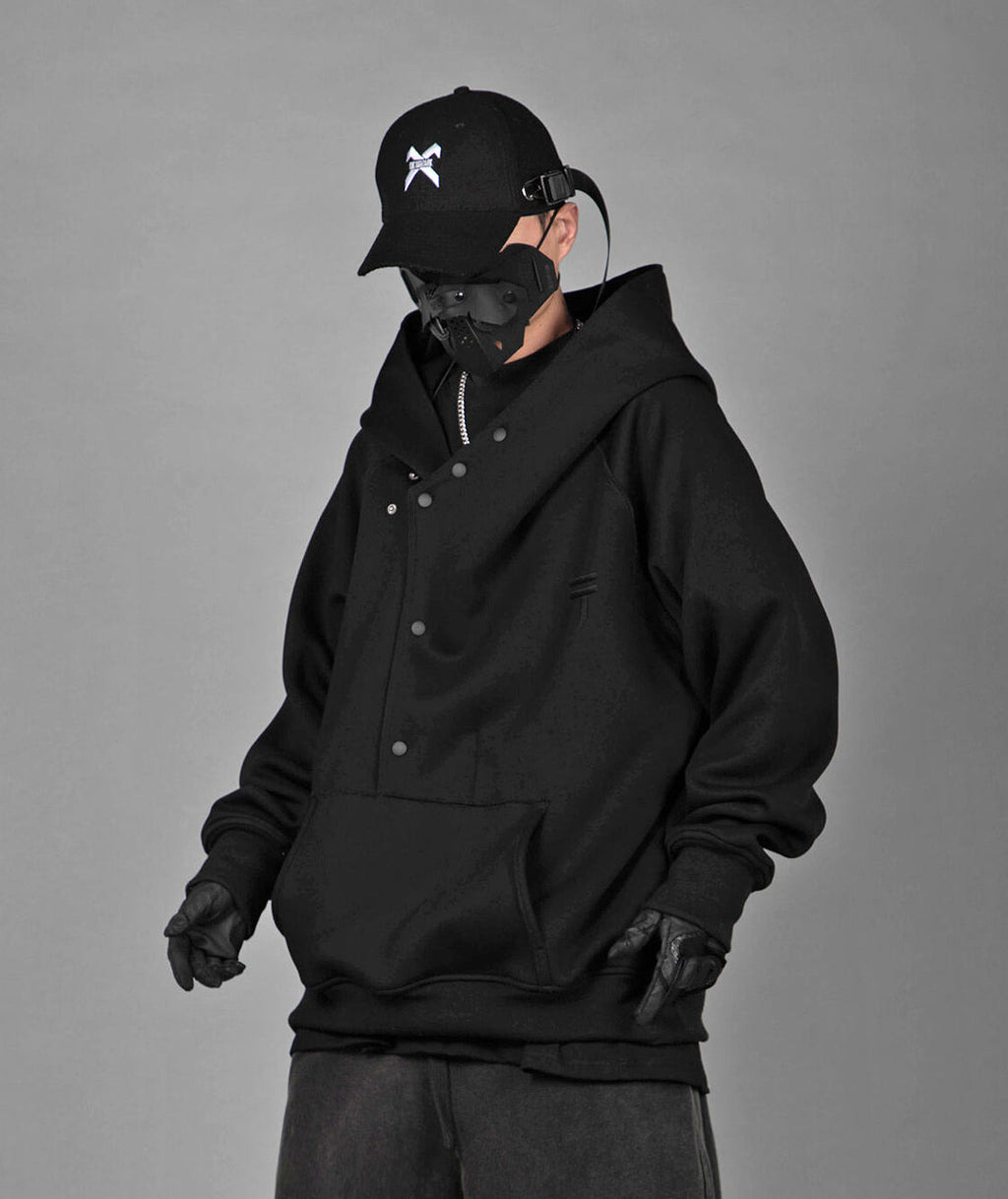 Reaper unit worldwide HiH38 Black Layered Hoodie