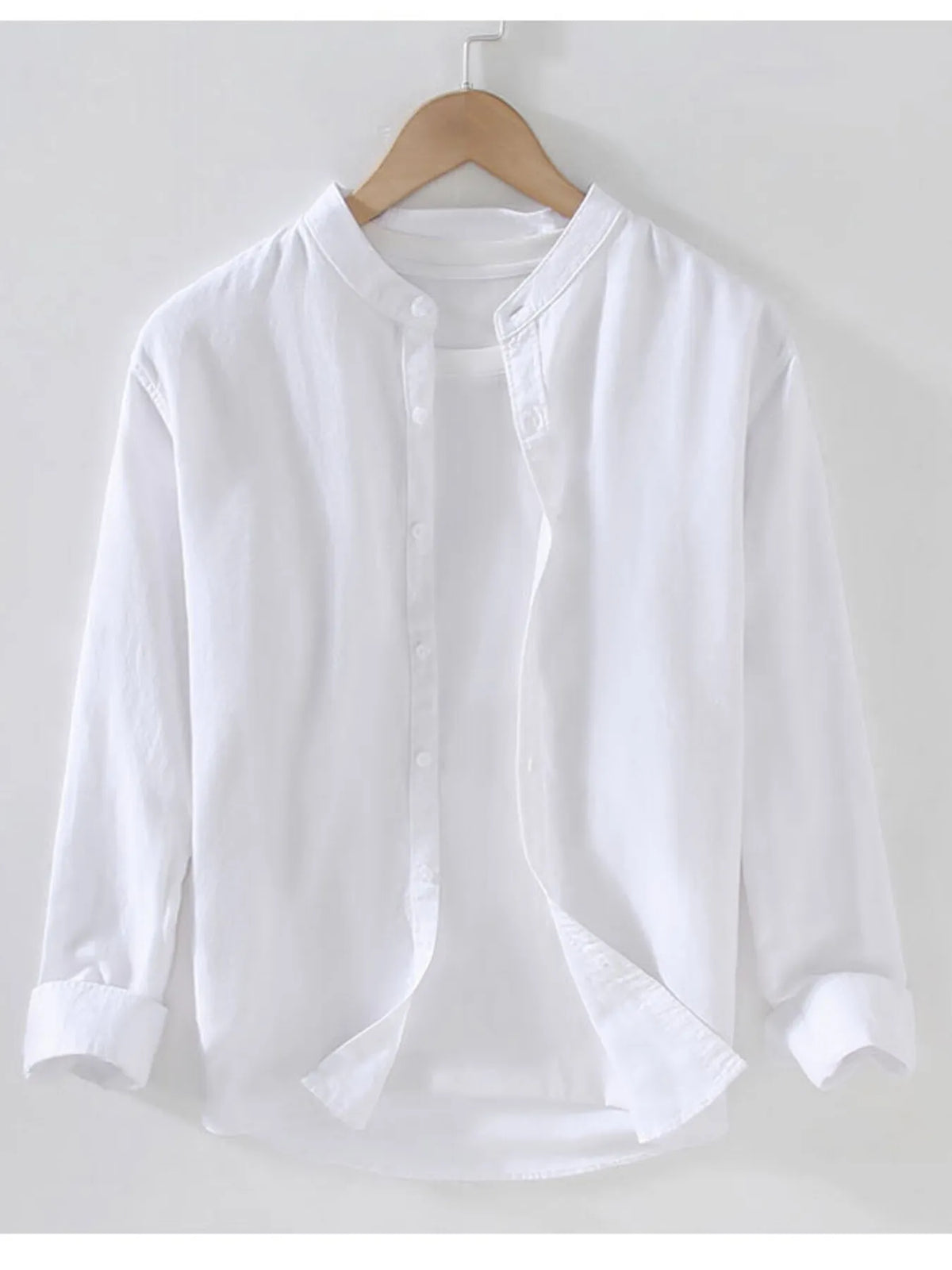 Men's Full Size Button Up Long Sleeve Shirt Plus Size