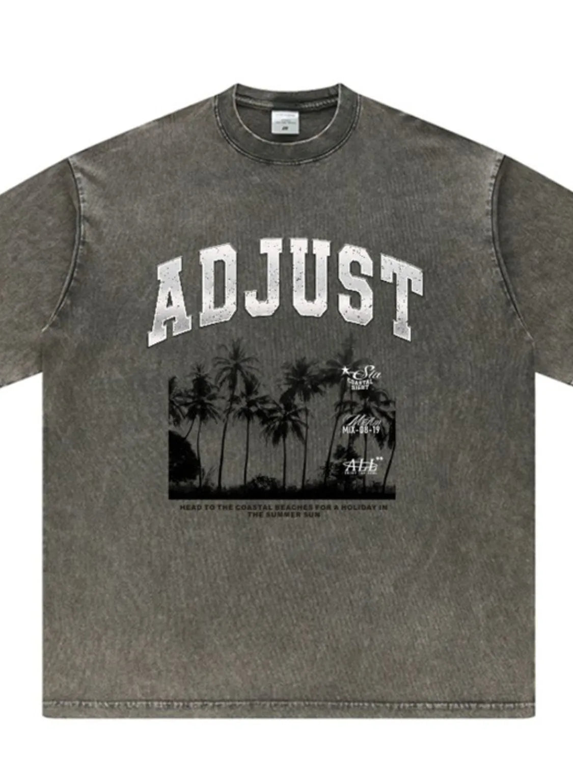 Men's Graphic Round Neck Short Sleeve T-Shirt