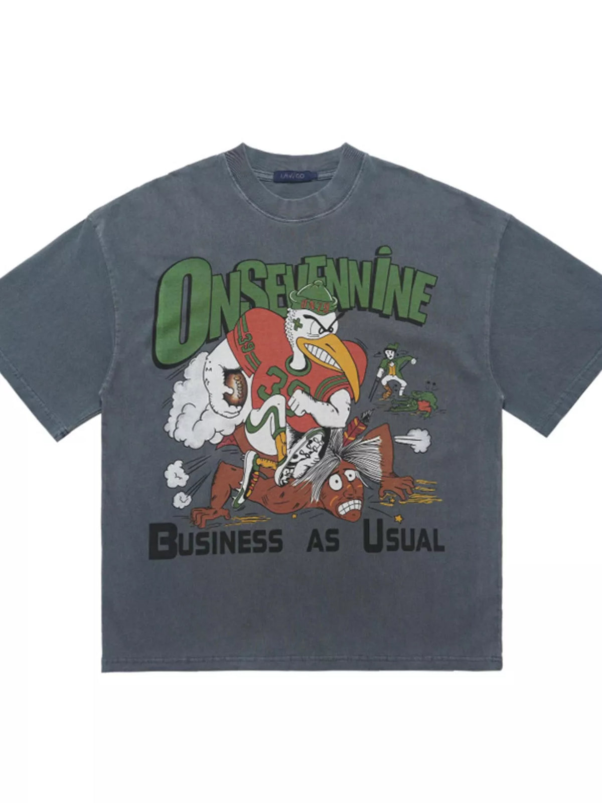 Men's Graphic Round Neck Oversized T-Shirt