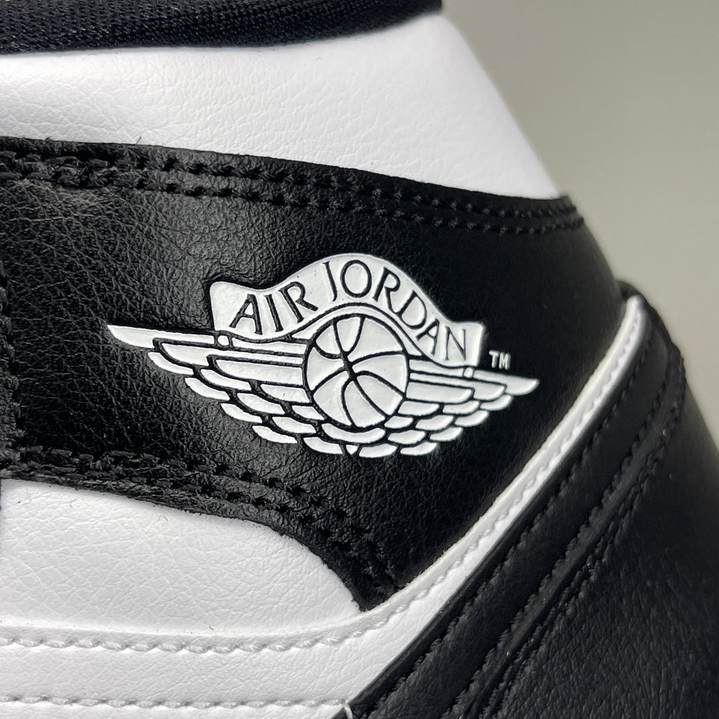 NIKE AIR JORDAN 1 Mid Panda Shoe Women's Sz 8 Black / White DV0991-101 (New)