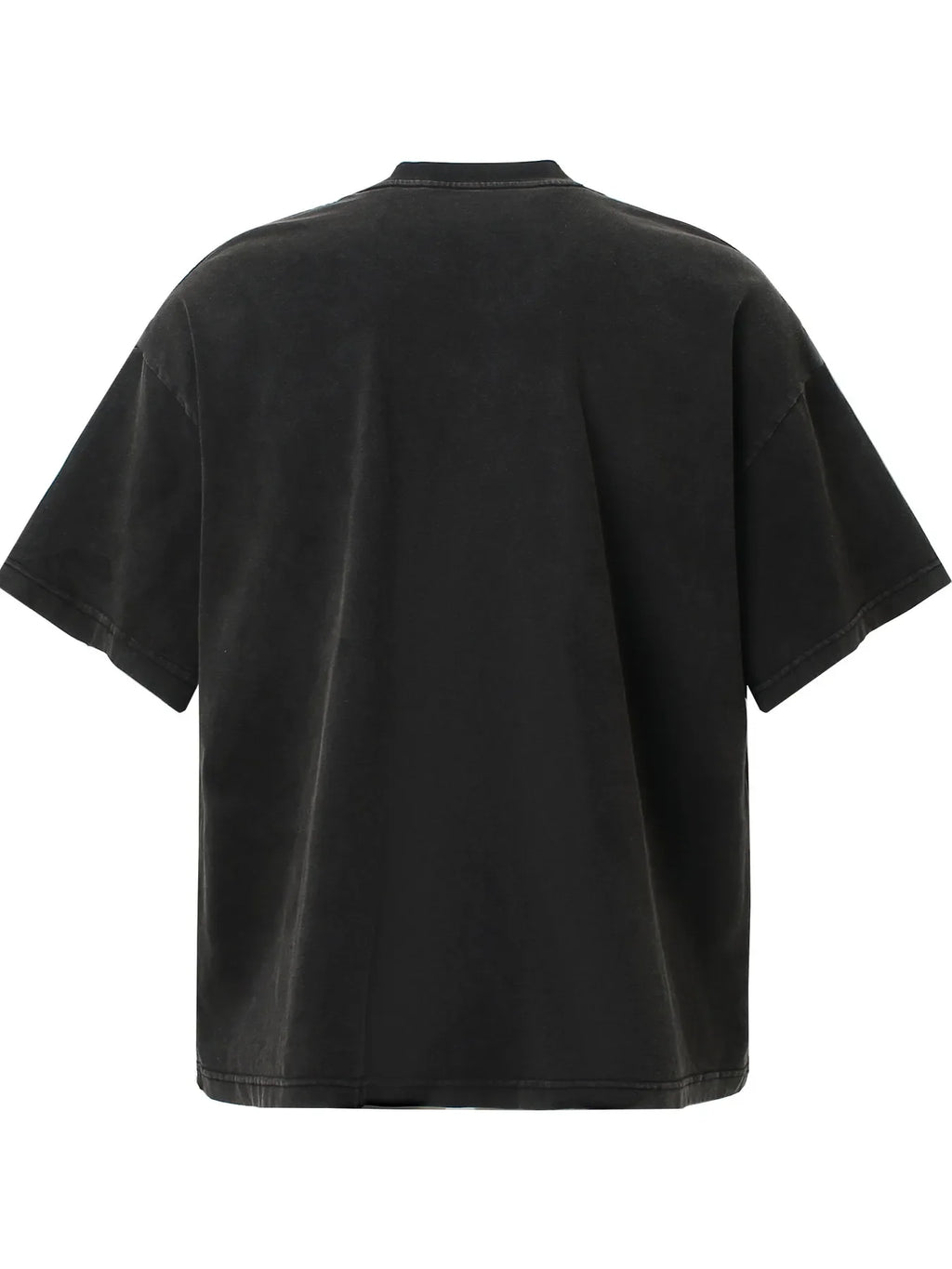 Men's Washed Anime Graphic Oversized T-Shirt