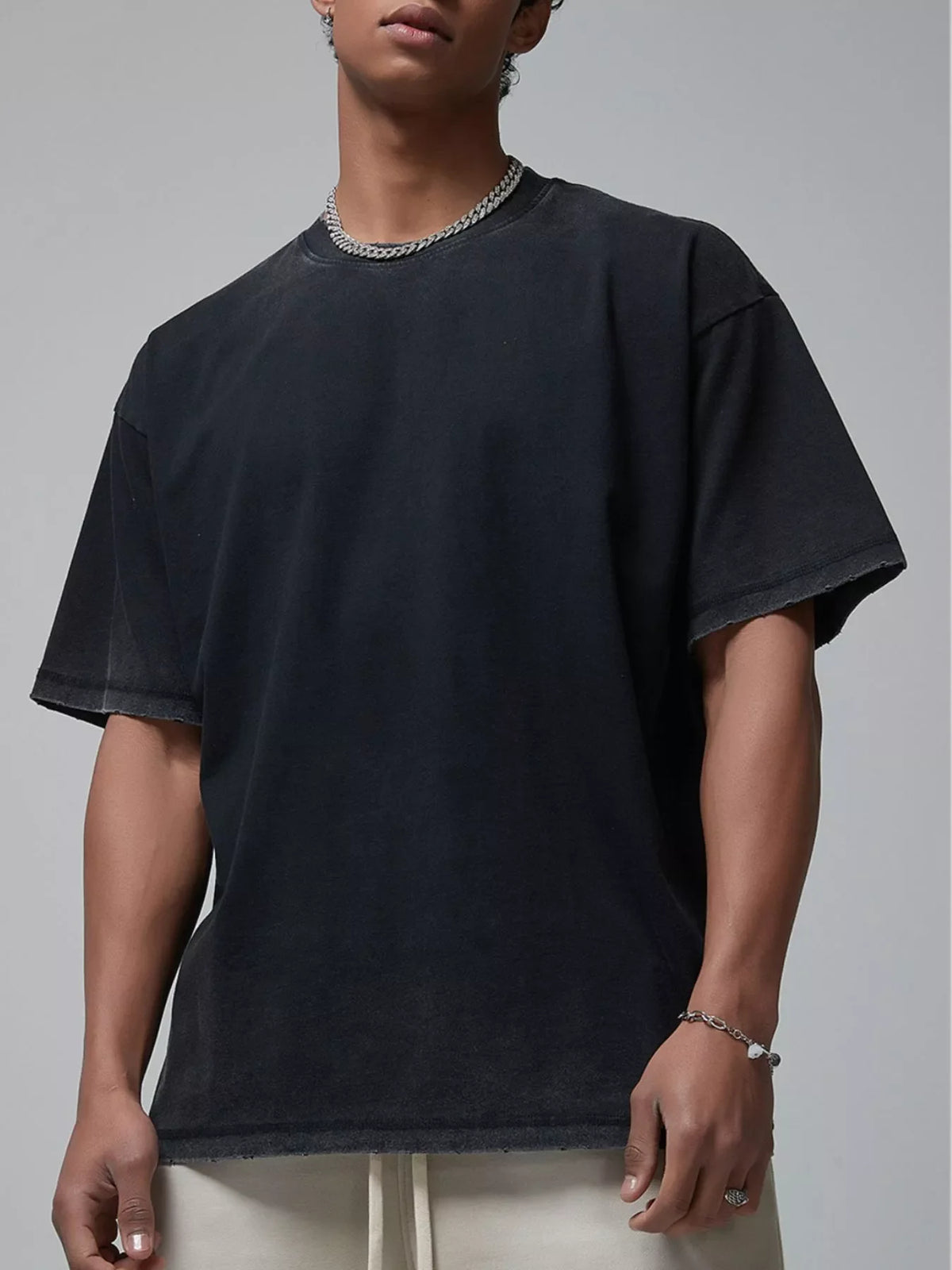 Men's Vintage Washed Oversized T-Shirt