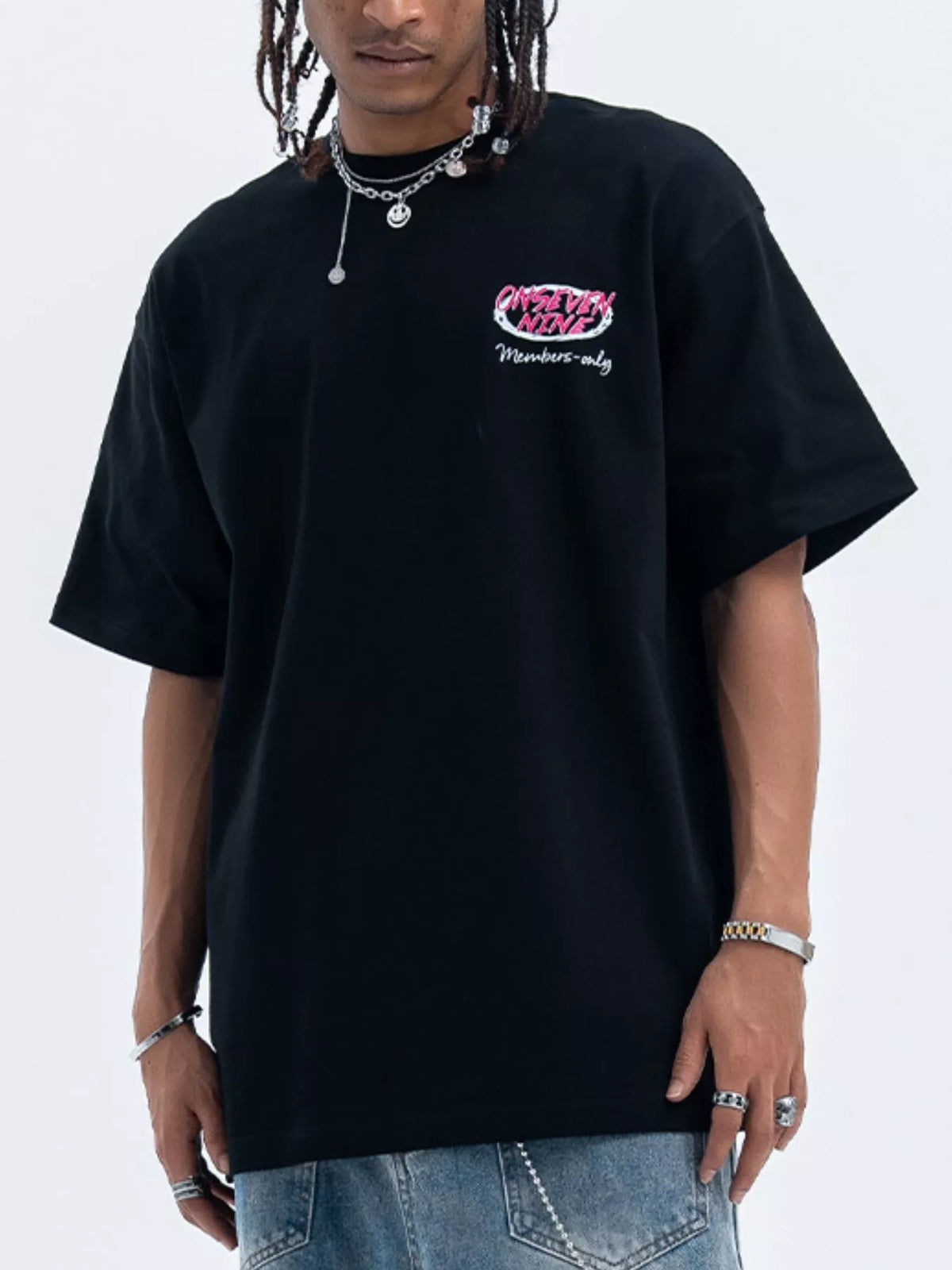 Men's Graphic Short Sleeve Oversized T-Shirt