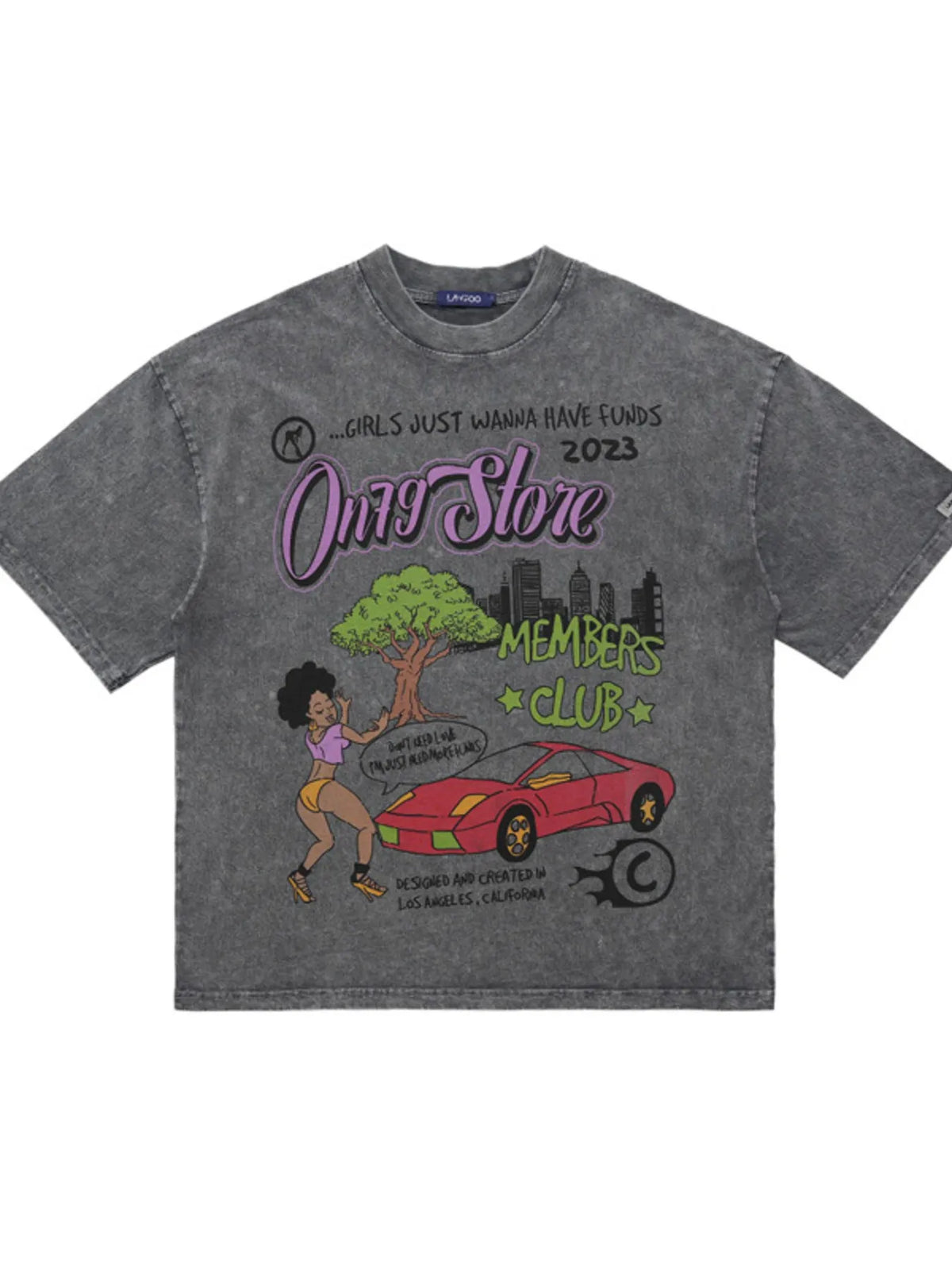 Men's Graphic Round Neck Short Sleeve T-Shirt