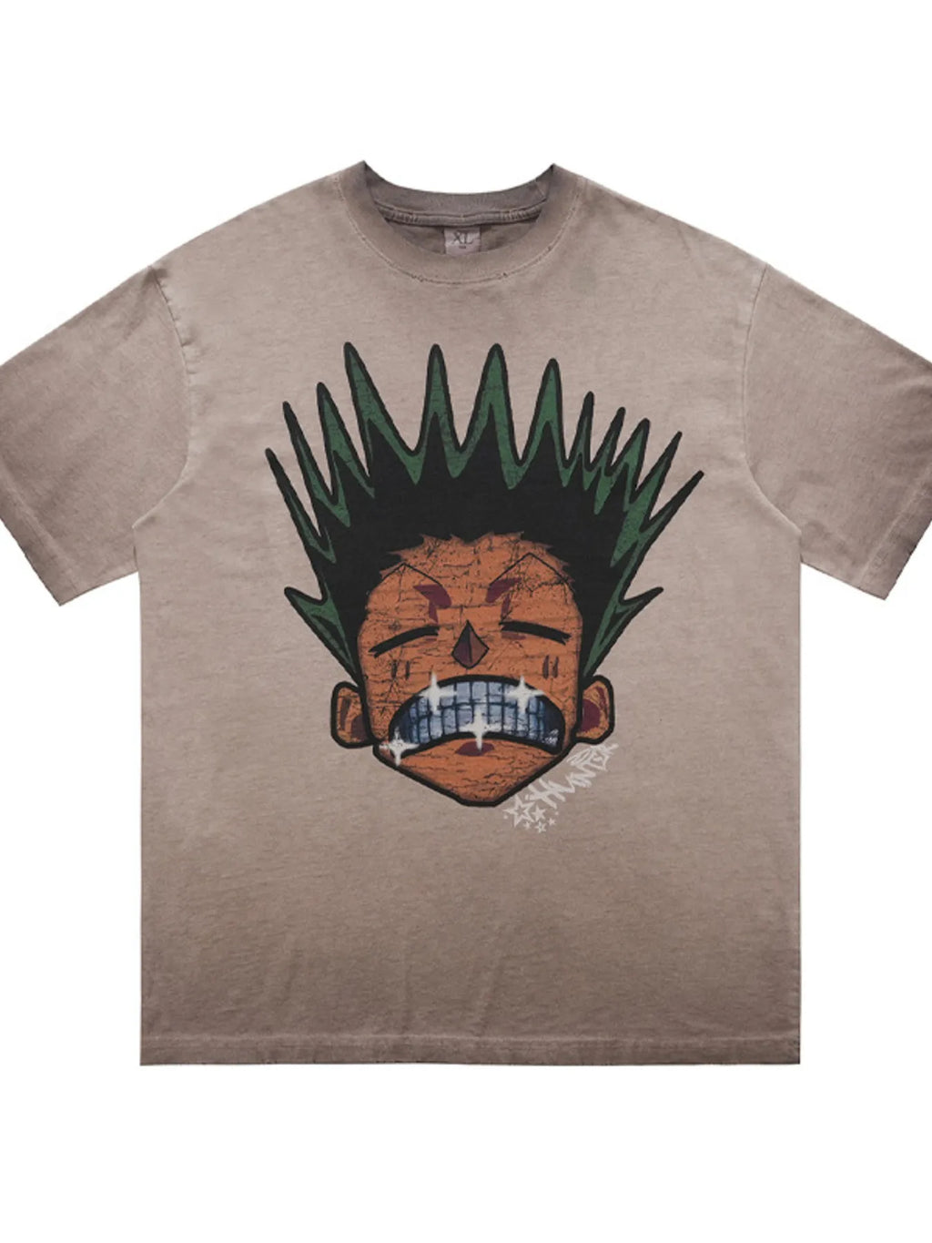 Men's Graphic Round Neck Oversized T-Shirt