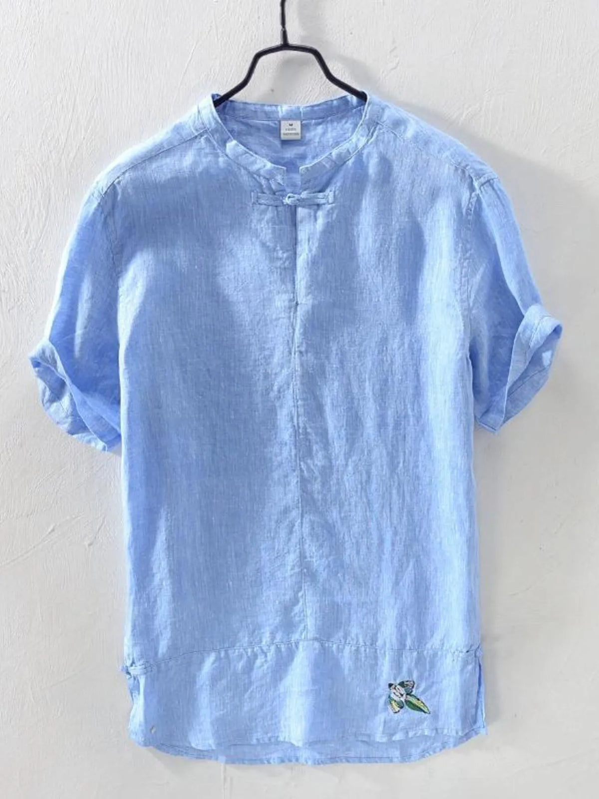 Men's Plus Size Lightweight Short Sleeve Blouse