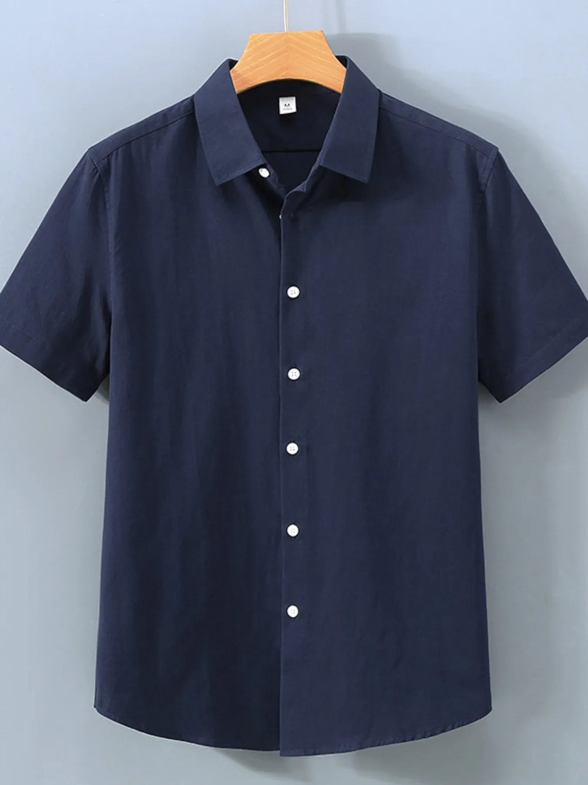 Men's Plus Size Short Sleeve Casual Shirt