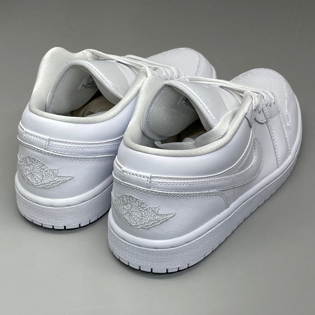 NIKE AIR JORDAN 1 Low Triple White Women's Sz 6.5 DV0990-111 (New in Box)