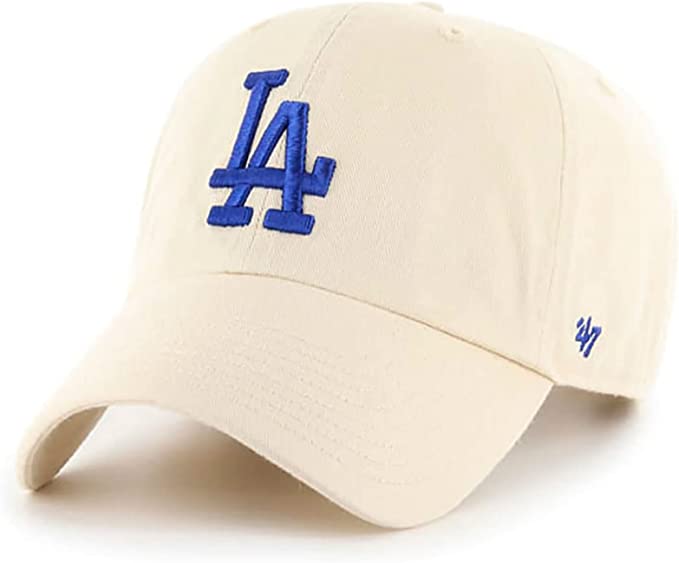 47 MLB Los Angeles Dodgers Brand Clean Up Adjustable Strapback Cap