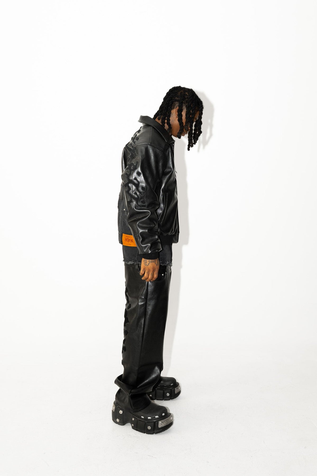 Reaper unit worldwide Capri Leather Jacket