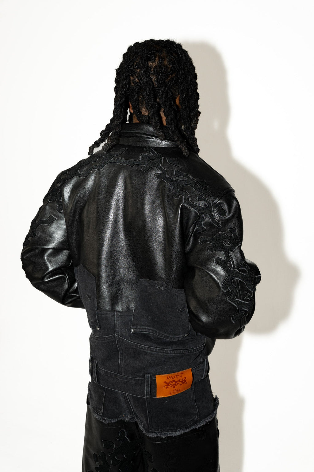 Reaper unit worldwide Capri Leather Jacket