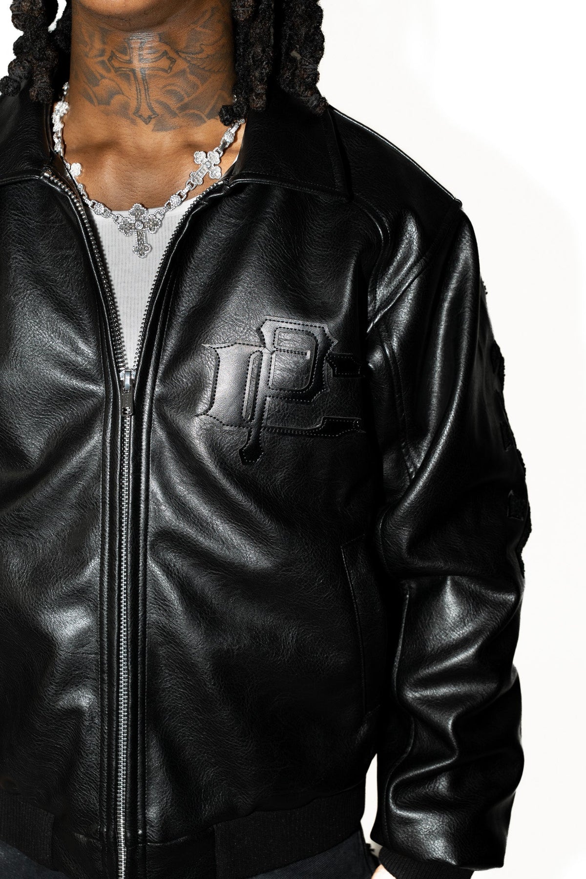 Reaper unit worldwide Capri Leather Jacket