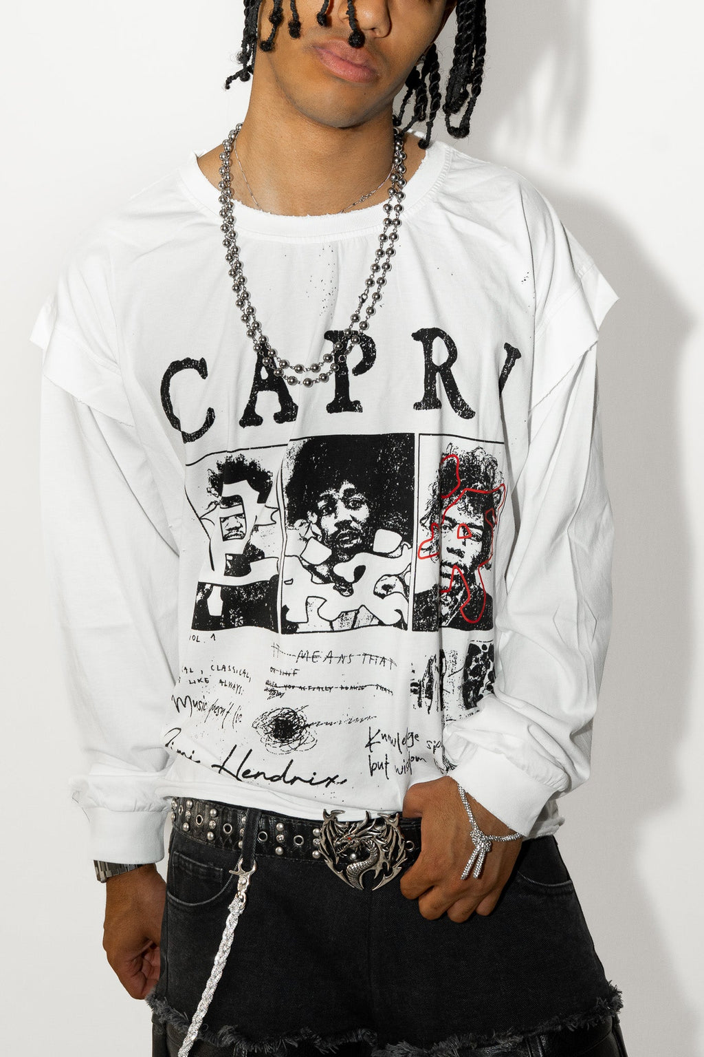 Reaper unit worldwide Capri White Long Sleeve