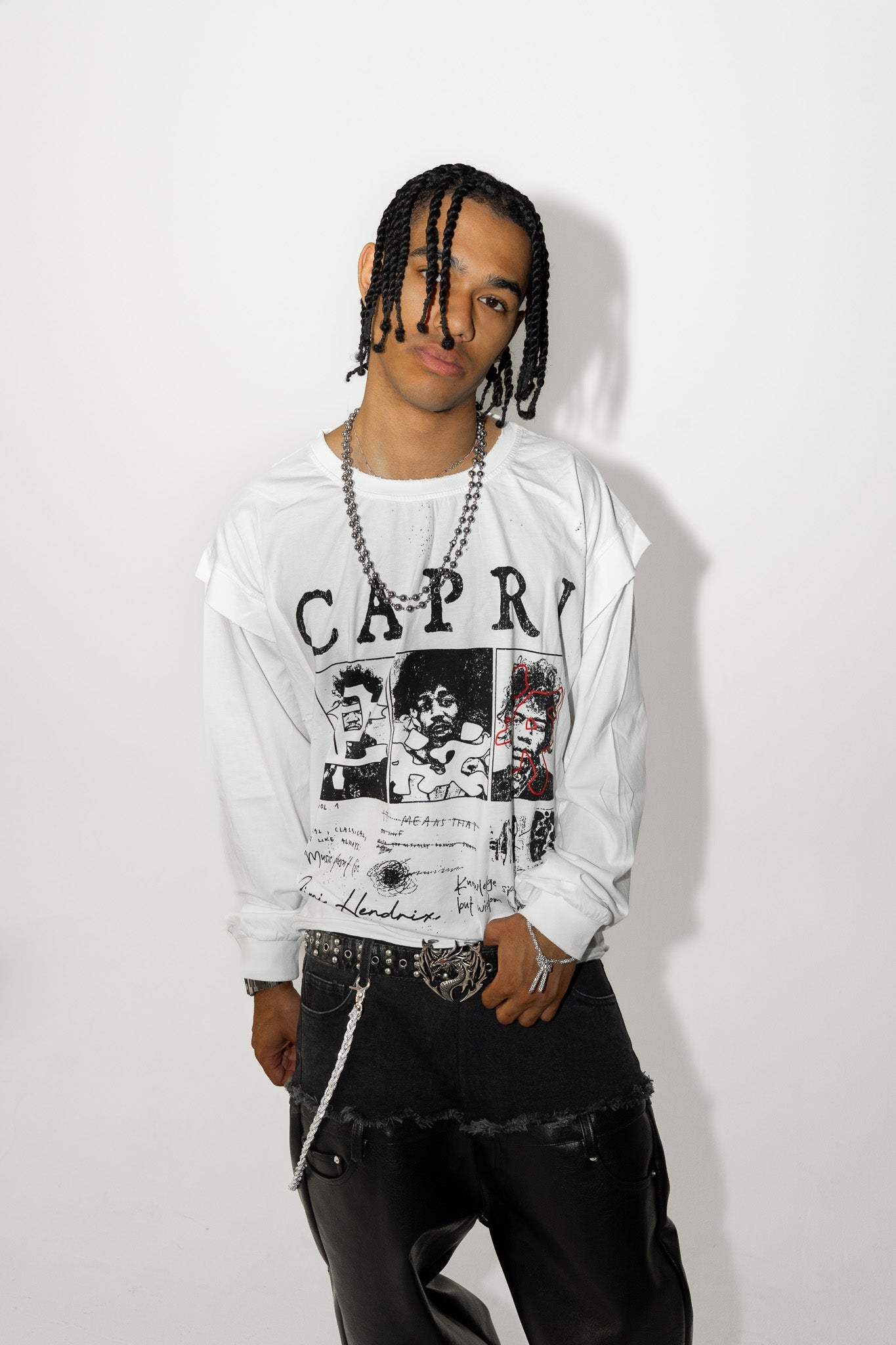Reaper unit worldwide Capri White Long Sleeve