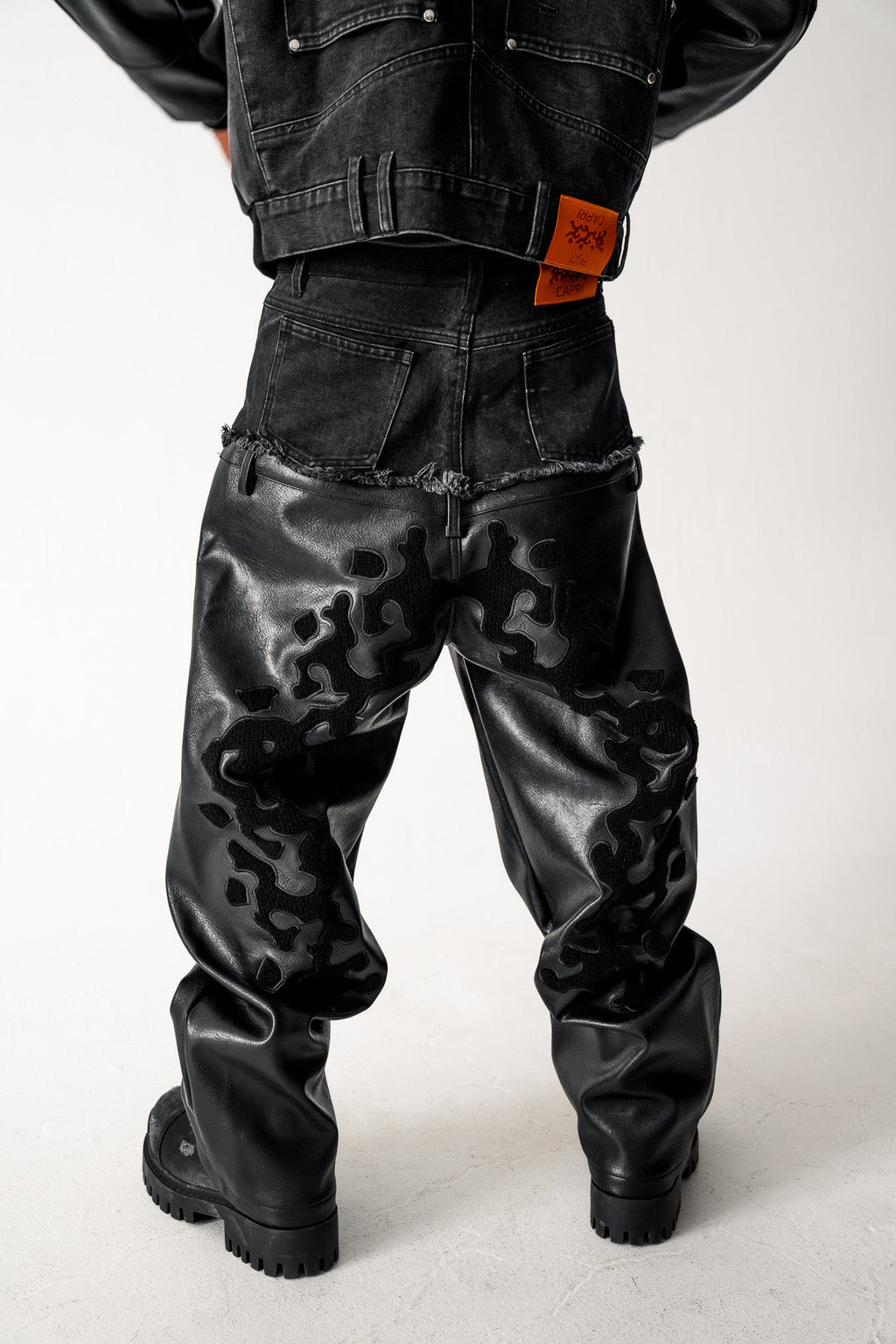Reaper unit worldwide Capri Leather Pants