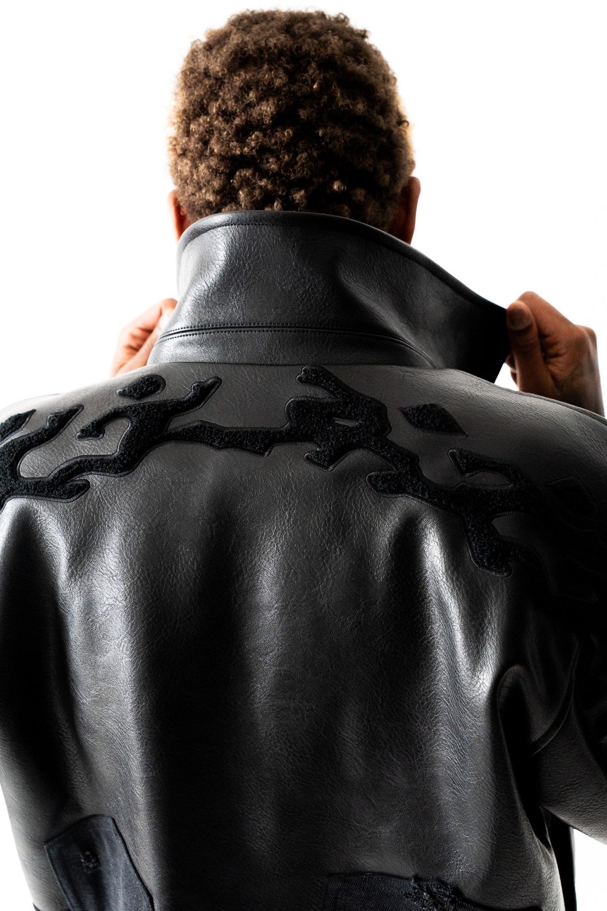 Reaper unit worldwide Capri Leather Jacket