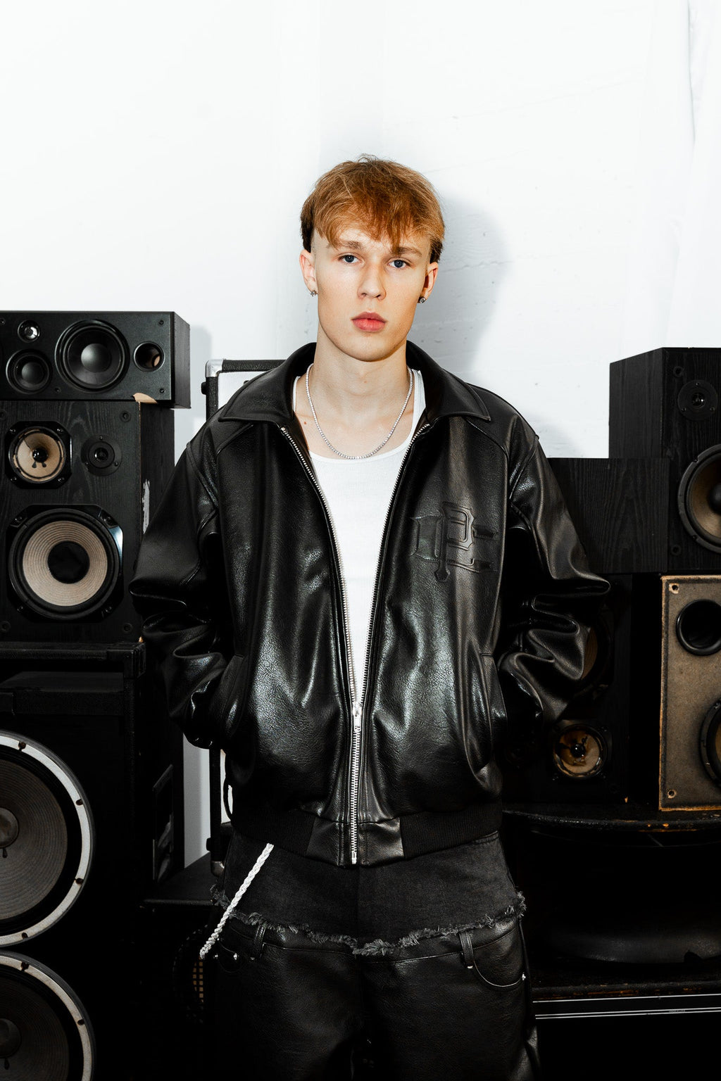 Reaper unit worldwide Capri Leather Jacket