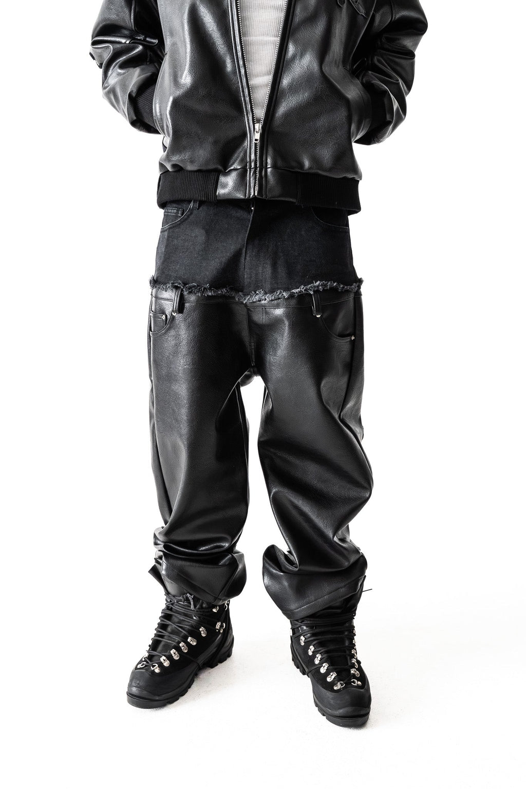 Reaper unit worldwide Capri Leather Pants