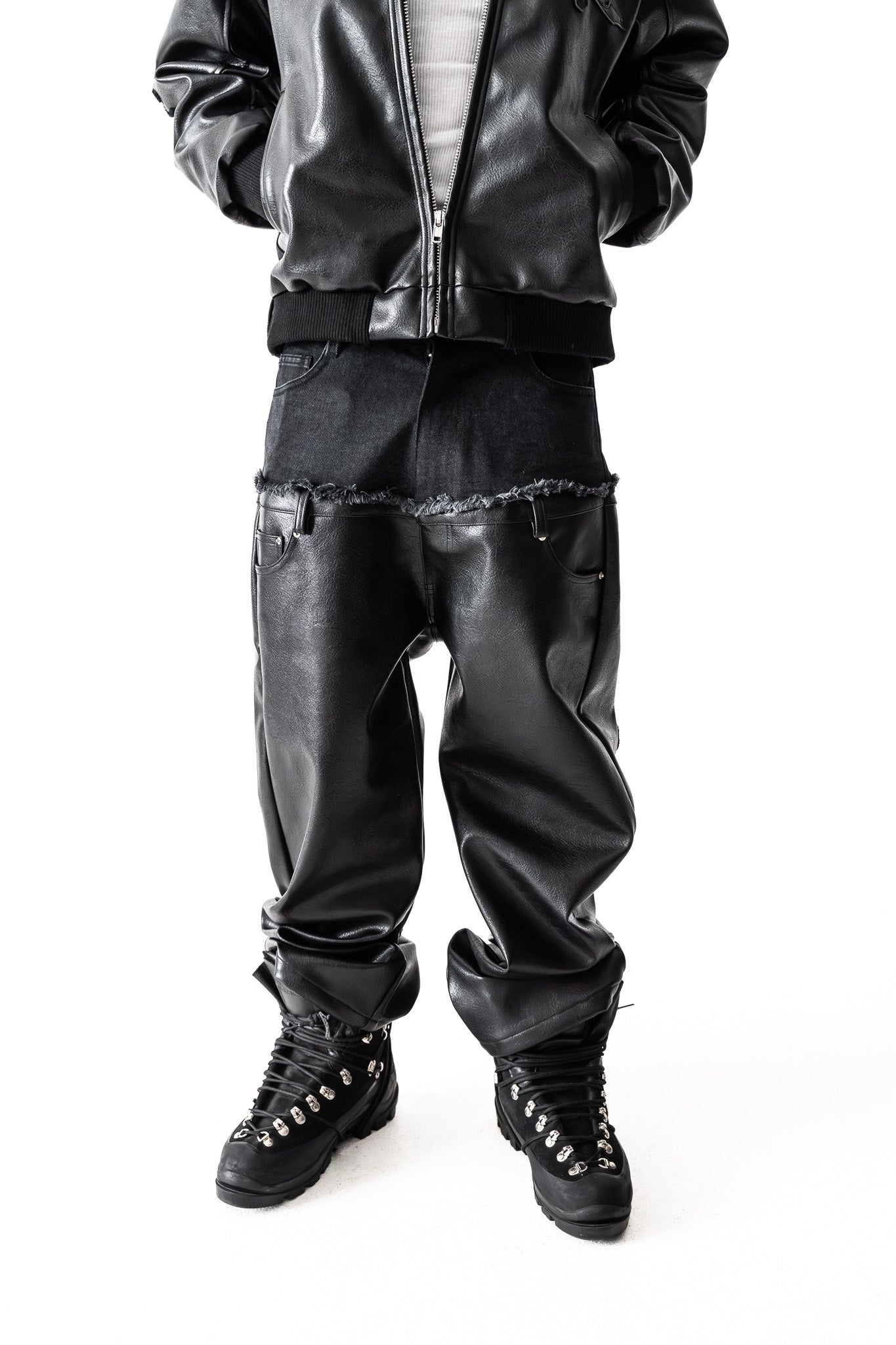 Reaper unit worldwide Capri Leather Pants