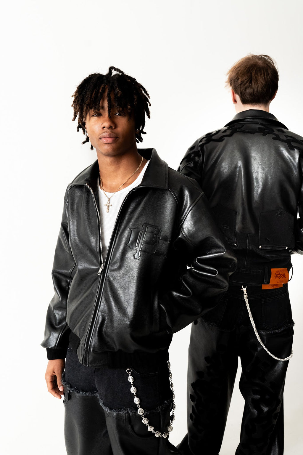 Reaper unit worldwide Capri Leather Jacket