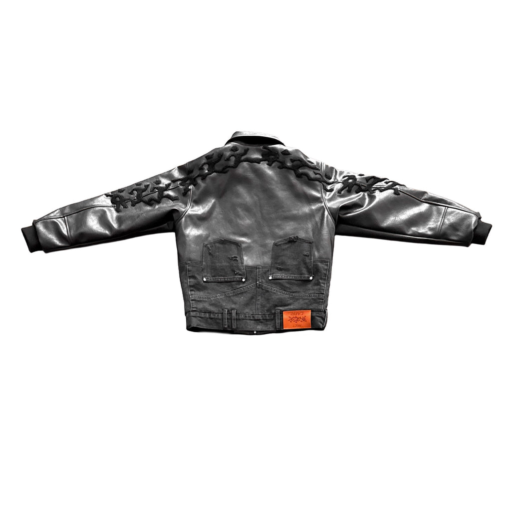 Reaper unit worldwide Capri Leather Jacket
