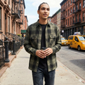 PURPLE Shirt Flannel Check
