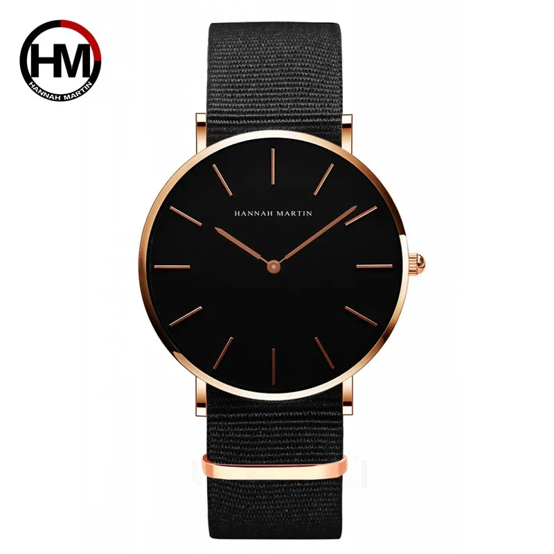 Dropshipping High Quality Rose Gold Dial Watch Men Leather Waterproof Wristwatch Women Dress Fashion Brand Quartz Movement Saat