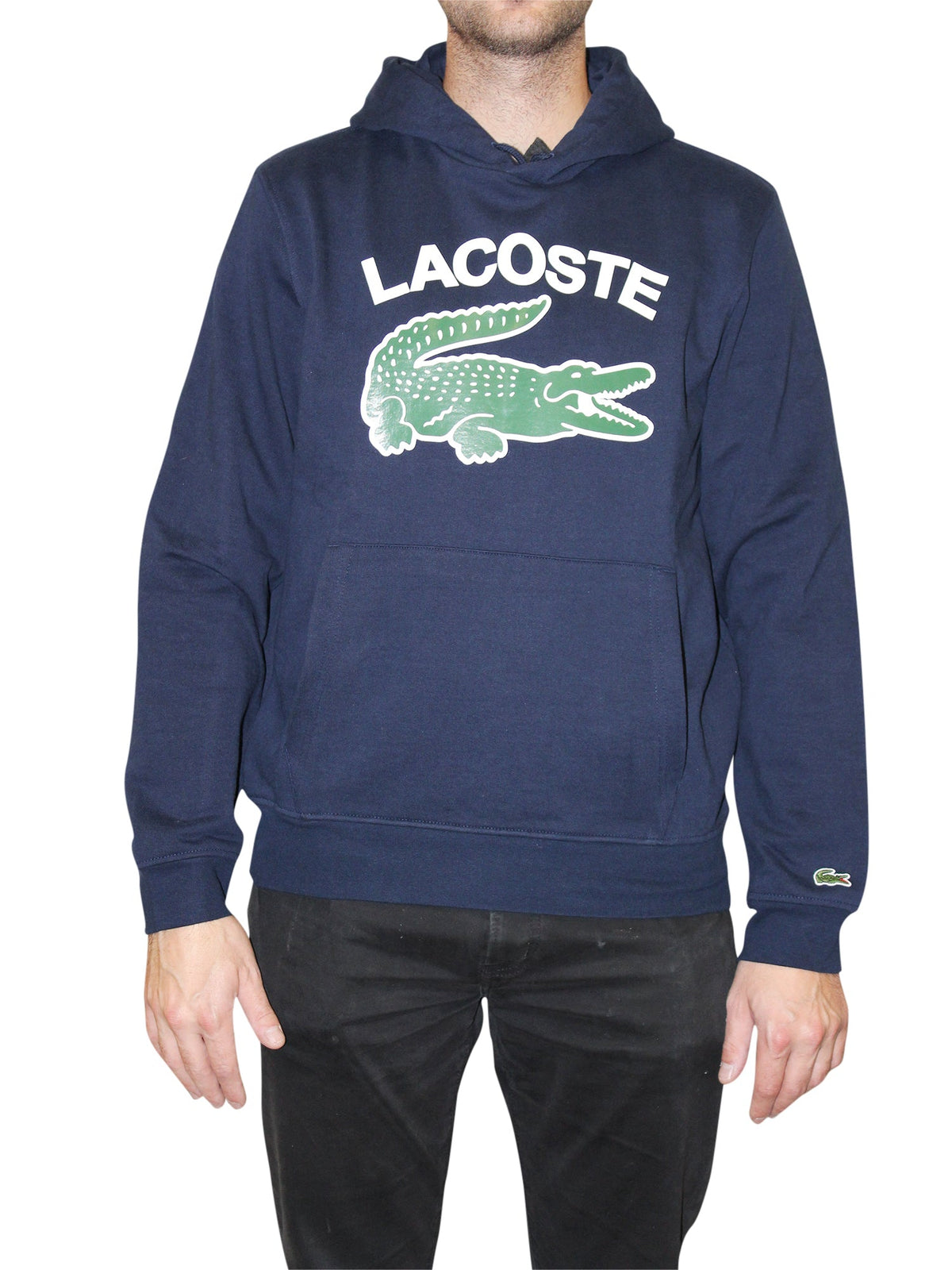 Lacoste Men's Printed Croc Logo Hoodie