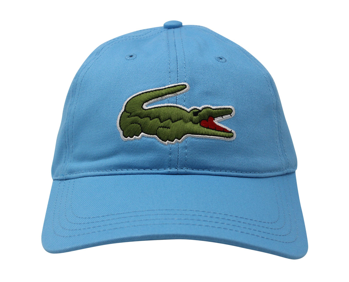 Lacoste Men's Classic Large Croc Logo Cap with Leather Strap
