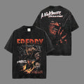 Freddy A Nightmare Horror Funny – Washed Tee Cotton Menswear Top  | SEP 18