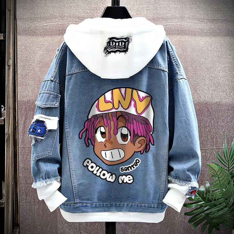Spring New Arrival Fashion Chinese Style Chinese Fad Xingshi Couple Clothes Teen Coat Thin Hoodie Men