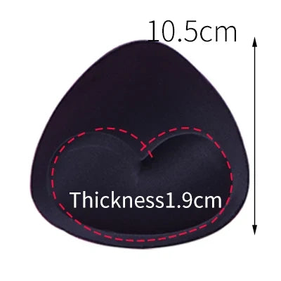 1pair Sponge Inserts In Bra Padded for Swimsuit Breast Push Up Fill Brassiere Breast Patch Pads Women Intimates Accessories