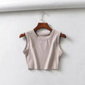 summer vintage white crop tops women biker black punk sexy tank top korean streetwear cropped sleeveless top feminino