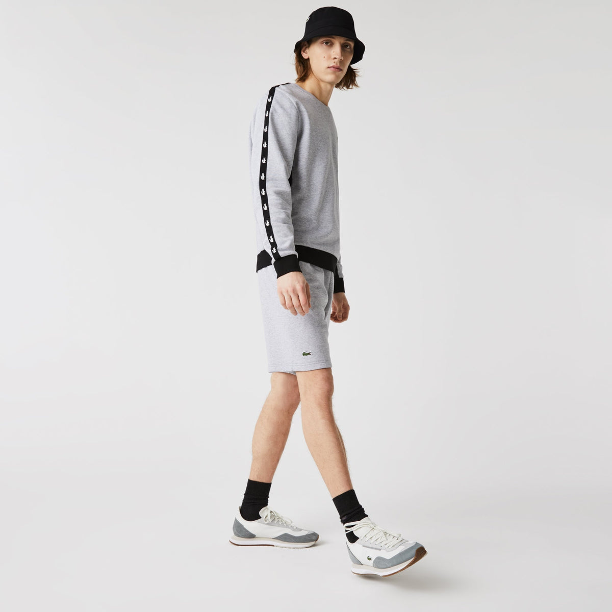 Lacoste Men’s Crew Neck Colorblock Fleece Sweatshirt