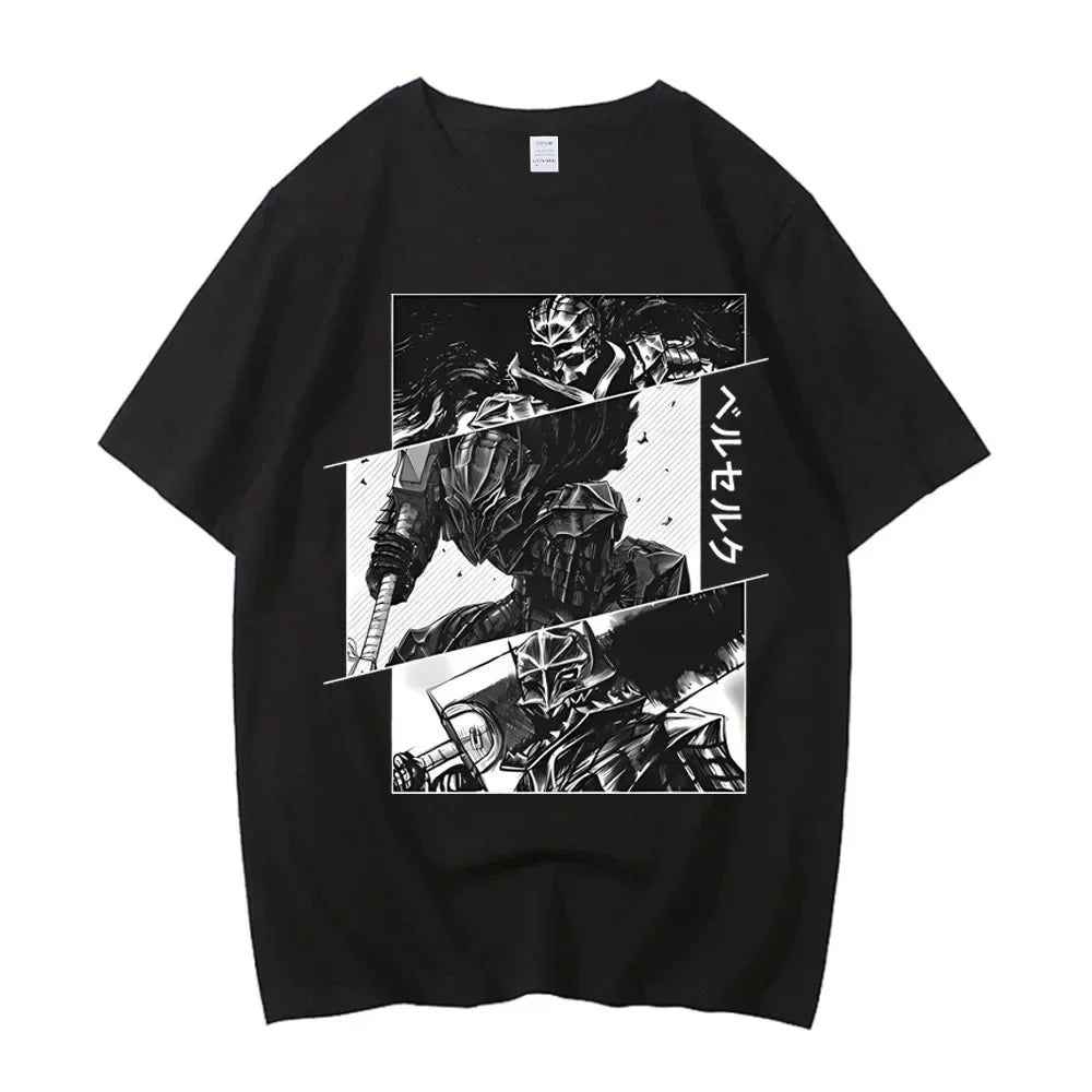 Anime Berserk T-shirt Summer Women's Short Sleeve T-shirt Printed Top 2025 Trendy T-shirt Fan Clothing Graphic T Shirts Y2K Tops