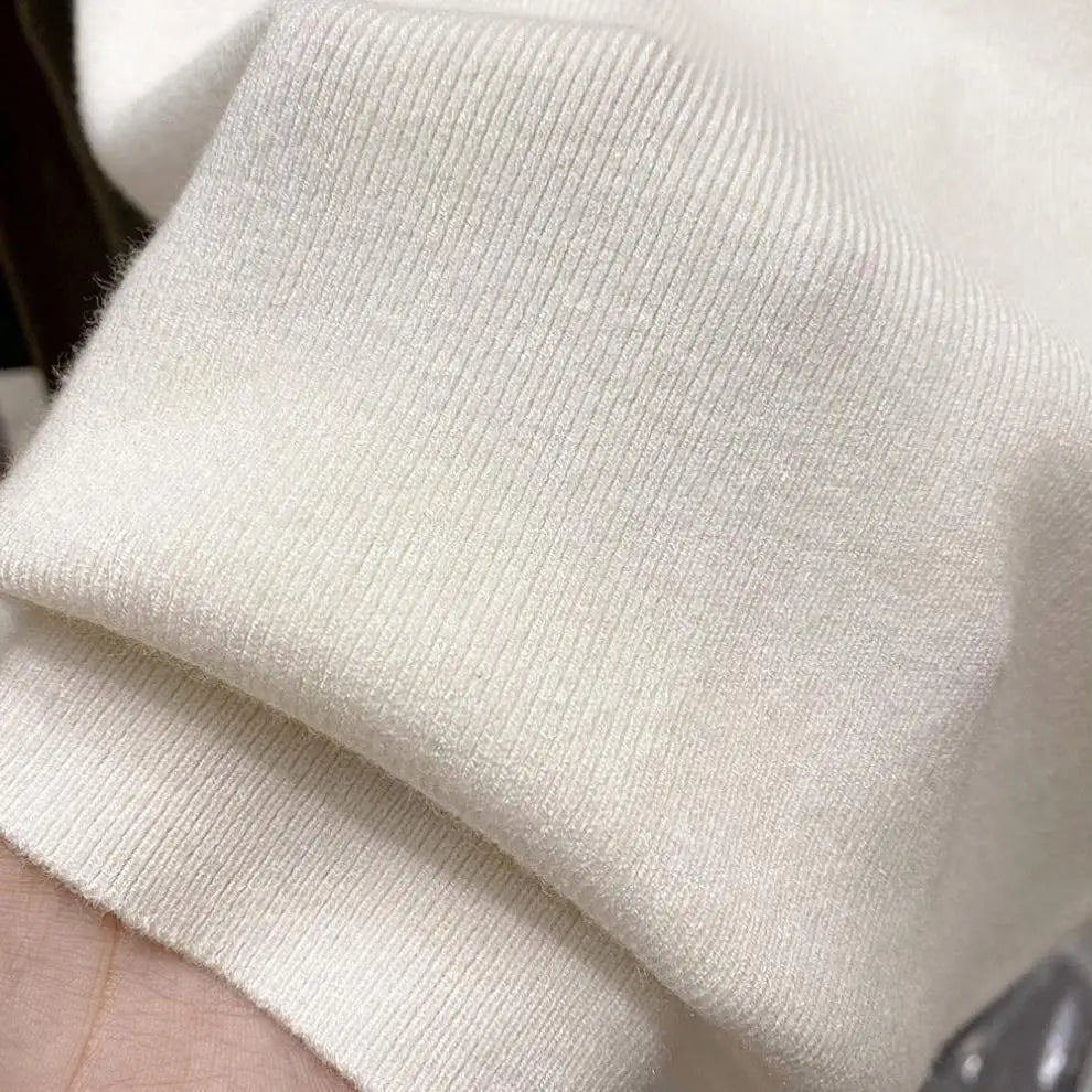 2025 Pullover Sweater  Basic Layering Piece Thin  Pullover Women Female Knitted Sweater Slim Short Sleeve Bodycon Sweater