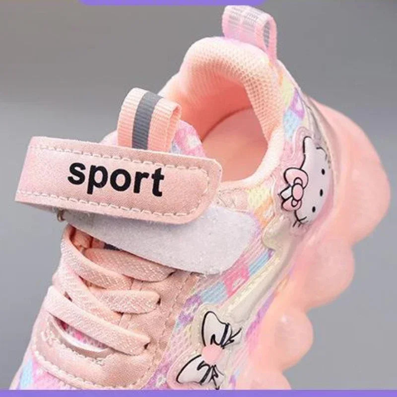 2025 NEW  Design Casual Shoes for Baby Girl Children Led Light Sneakers Kids Anti-slip Shoes Toddler Walking Shoes
