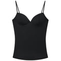 HXAO Burgundy Slip Top Women Summer Sexy Corset Tanks & Camis Fashion Sleeveless Backless Bra Top Chic Elegant Bustier Camisole