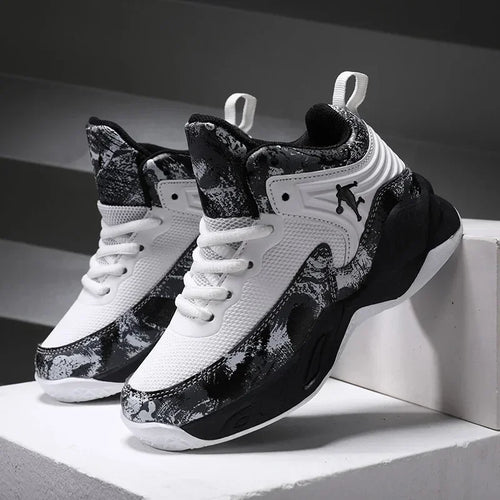 2026 Basketball Shoes for Kids Sneakers New Boys Brand Thick Sole Non-slip Children Sports Shoes Child Boy Basket Trainer Shoes