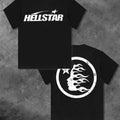 "Reaper unit worldwide hell star Star Power" Double-Sided Graphic T-Shirt – Urban Streetwear Oversized Cotton Top, Premium Y2K Aesthetic Celestial Tee
