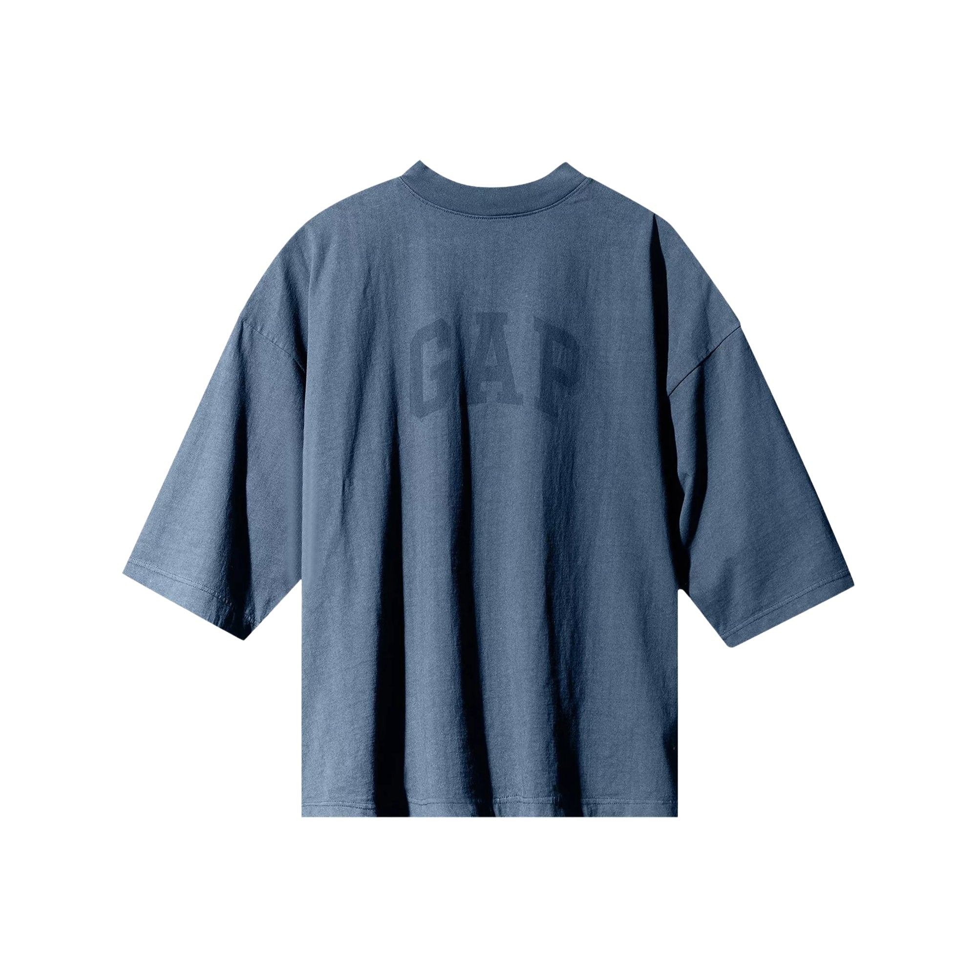 Reaper unit worldwide Yeezy Gap Engineered by Balenciaga Dove 3/4 Sleeve Tee - Dark Blue