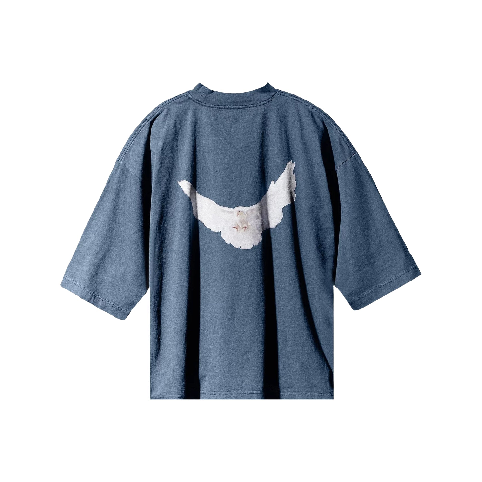Reaper unit worldwide Yeezy Gap Engineered by Balenciaga Dove 3/4 Sleeve Tee - Dark Blue